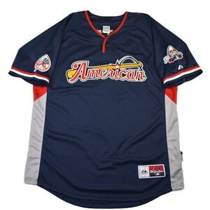 Majestic MLB All‎ Star Game 2009 Derek Jeter #2 New York Yankees Jersey Size 54